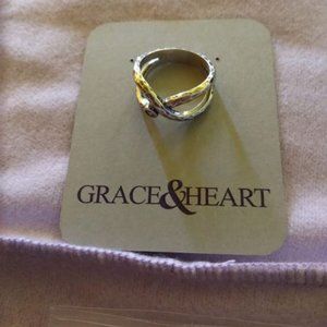 Grace and Heart Ring size 6 unworn